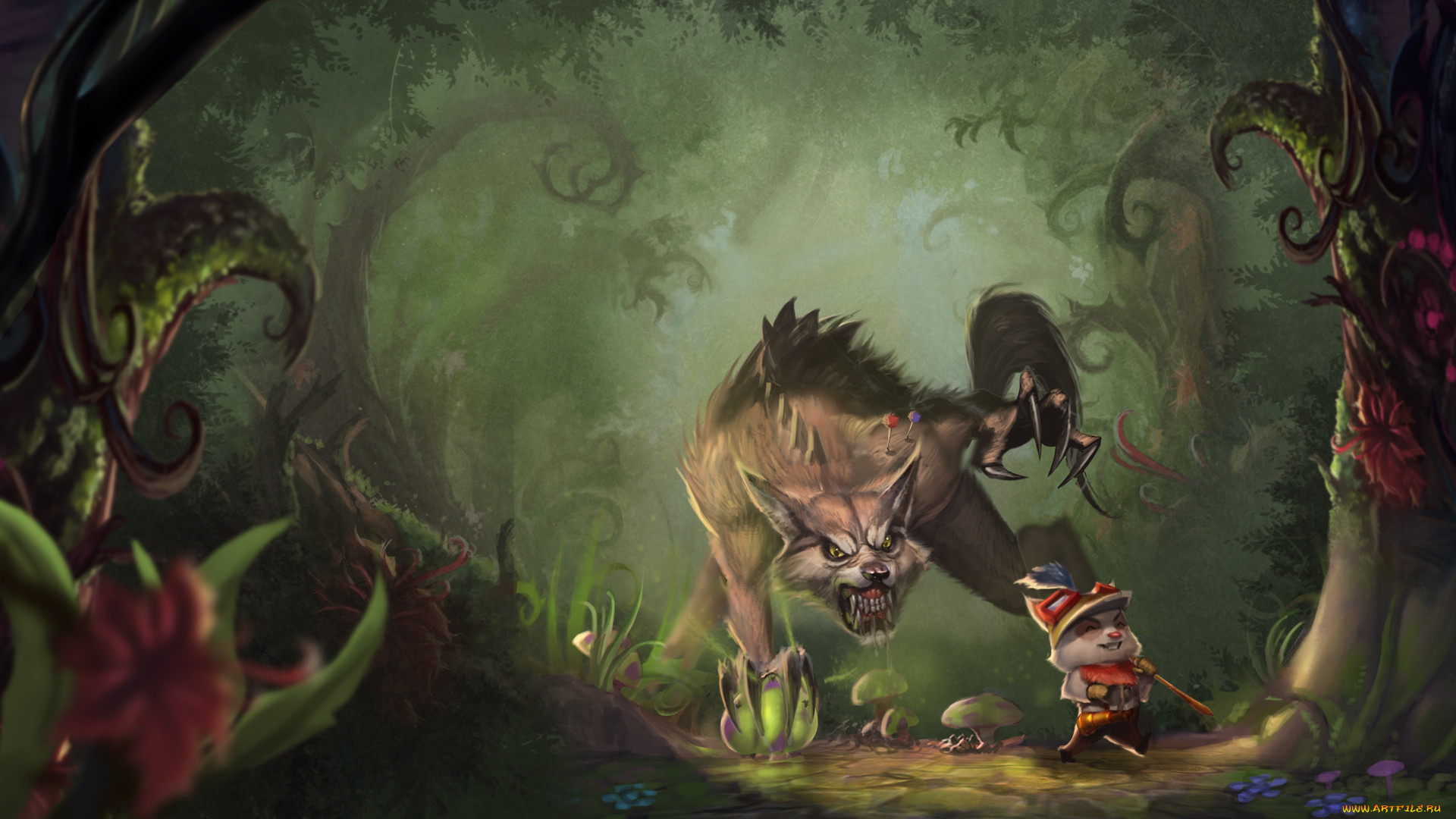 league, of, legends, , , teemo, veigar